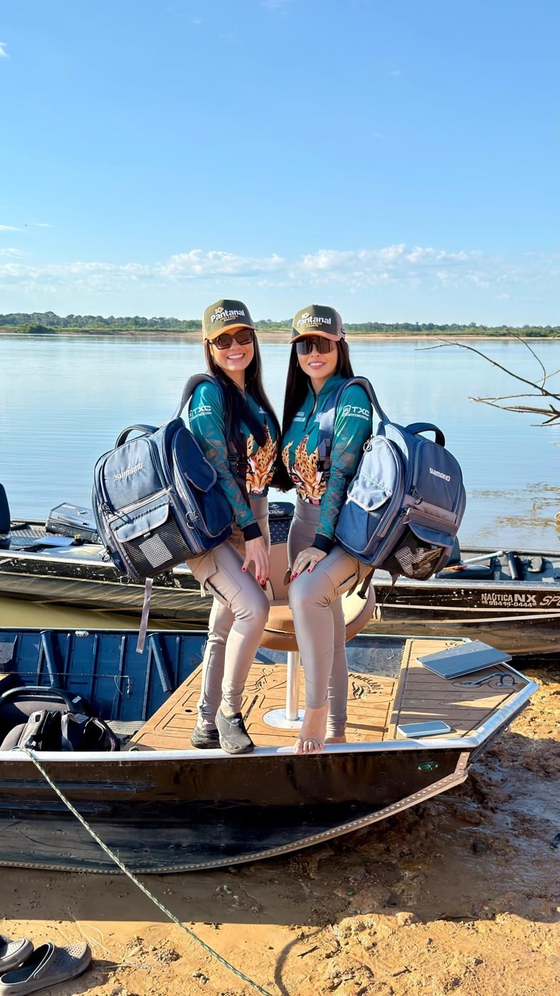 Gisele e Tairine, fundadoras do Tocantins Fishing Girls